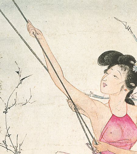 昭阳-胡也佛的仕女画和最知名的金瓶梅秘戏图